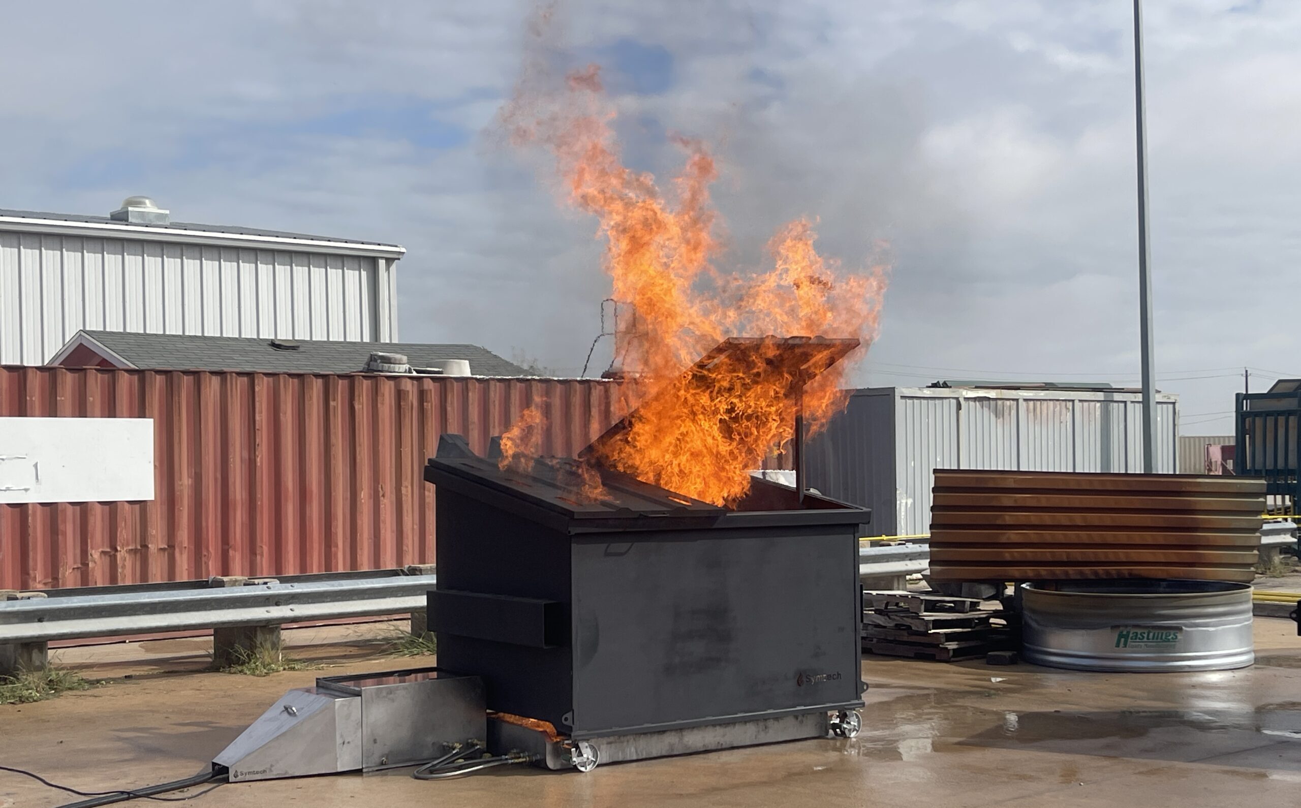 Dumpster Fire Training Prop