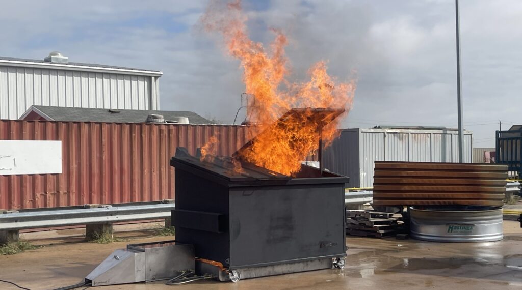Dumpster Fire Simulator ST Dumpster Fire Training Prop