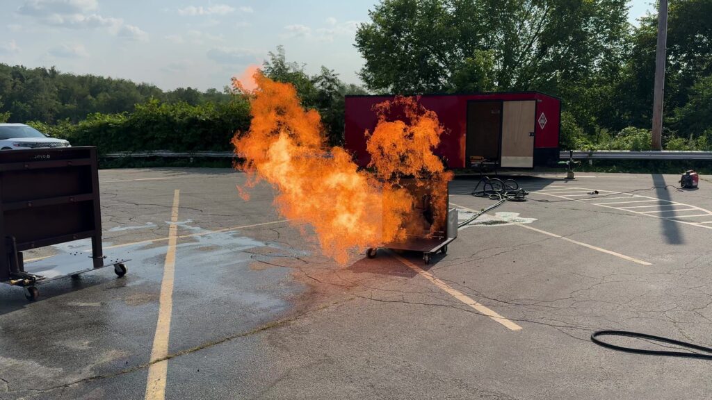 Gas Meter Fire Simulator ST Gas Meter Fire Training Prop