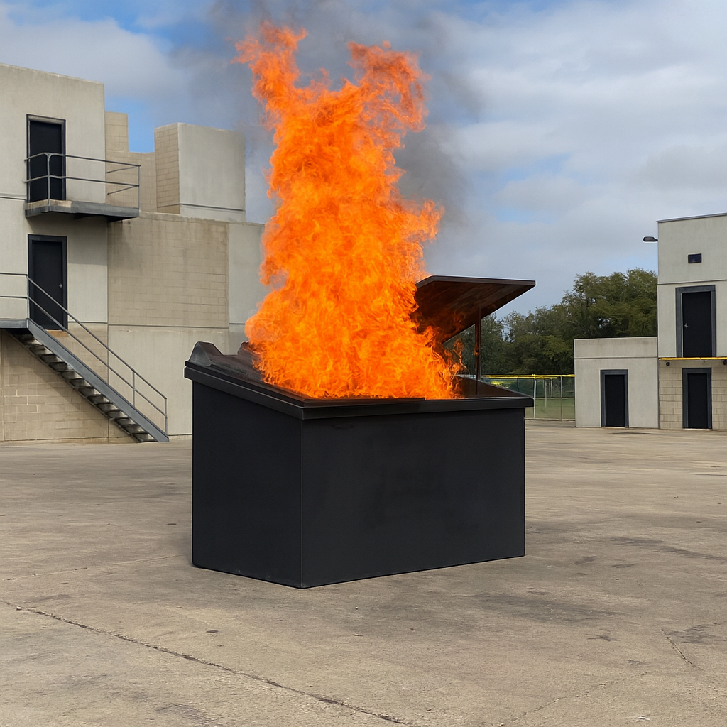 Dumpster Fire Simulator ST-PRO Dumpster Fire Training Prop