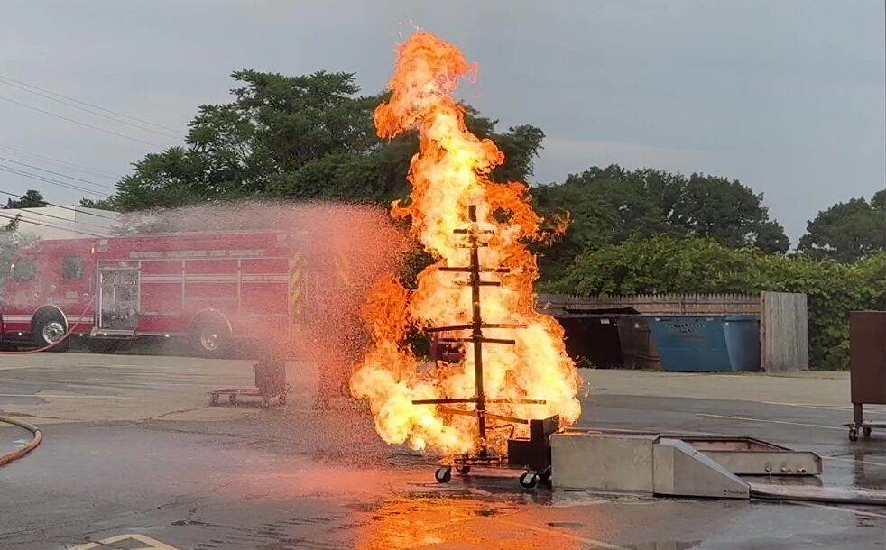Christmas (Xmas) Tree Fire Training Prop