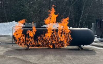 VT ST LPG Tank Fire Prop